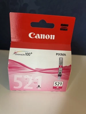 Genuine Canon 521 CL1-521M Magenta Ink Cartridge  New & Sealed - Image 1 of 4