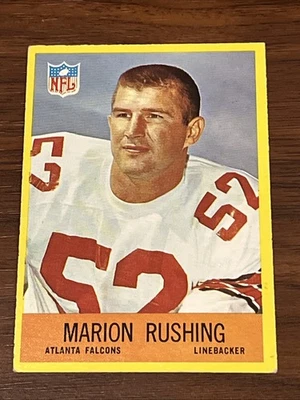 1967 Philadelphia Marion Rushing #9 Atlanta Falcons 1967MR2 - Image 1 of 2