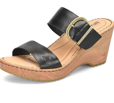 Sandalia Born Emily en negro para mujer talla 8M nueva sin caja Foto 1 de 4