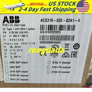 ACS310-03E-02A1-4 Brand New ABB Inverter Fast Shipping - Picture 1 of 2