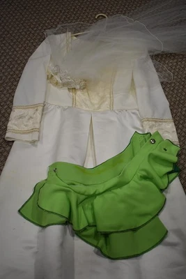 Fiona Ogre Wedding Dress Shrek Costume for Theatre or Cosplay - Image 1 of 4
