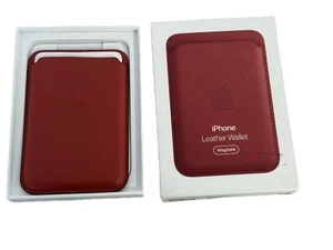 Apple iPhone Leather Wallet with MagSafe Brown 12 13 14 15 - Imagen 1 de 11
