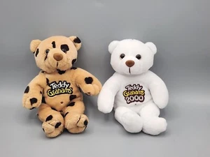 Teddy Grams Advertising Plush Bears, Chocolate Chip and Millennium Bear. - Picture 1 of 2