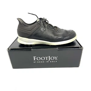 FootJoy Stratos Golf Shoe Black/Grey Style 50078 VERSATRAX Mens Size 11.5 - Picture 1 of 10