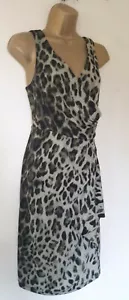 RONNI NICOLE Leopard Print Dress Sz 14 Stretch Formal Excellent! - Picture 1 of 12