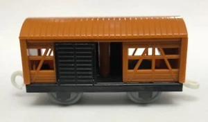 2002 Burnt  Orange Livestock Cattle Cargo Car Thomas & Friends Trackmaster Train - Picture 1 of 1