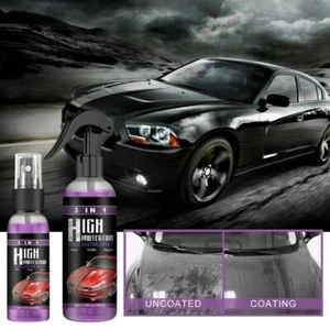 3 in 1 High Protection Quick Car Coat Ceramic Coating Spray Hydrophobic - Picture 1 of 14