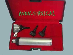 New Otoscope  Set ENT Medical Diagnostic Surgical Instruments+2 FREE BULBS - Picture 1 of 4