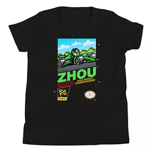 T-Shirt Stake Kick Sauber Zhou Bottas 2024 Formel 1 F1 8-Bit Jugend Kind Kind - Bild 1 von 16