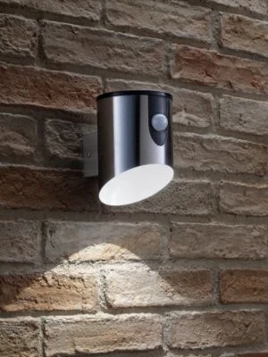 Auraglow Battery Powered Wireless Outdoor PIR Motion Sensor LED Wall Light - Image 1 of 4