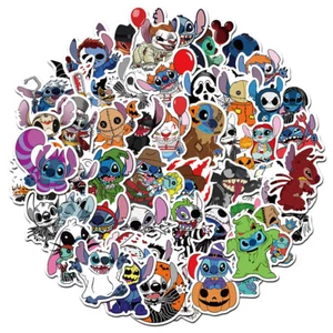 50 horror character Stitch stickers, luggage, refrigerator, water bottle sticker - Picture 1 of 15