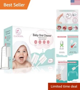 Infant Oral Cleaning Stick - Soft & Safe - Disposable Toothbrush - 36 Count - Picture 1 of 8