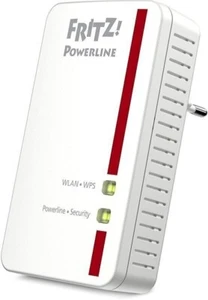 AVM FRITZ!Powerline 540E v2 Powerline-Steckdosen-Adapter - Weiß (20002611) 2 LAN - Bild 1 von 3
