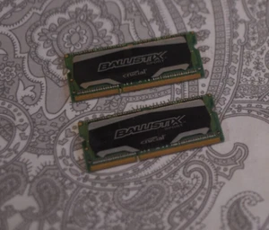 2 x Crucial Ballistix Sport 4GB 1866MHz PC3-14900 DDR3 SODIMM Laptop Memory Ram - Picture 1 of 2