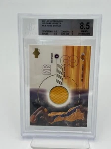 Kobe Bryant 2001-02 Upper Deck Game Jersey Patch #KB BGS 8.5 Near Mint w/subs - Bild 1 von 3