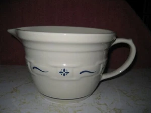 LONGABERGER BATTER BOWL - WOVEN TRADITIONS BLUE - MADE IN U.S.A. - Picture 1 of 5
