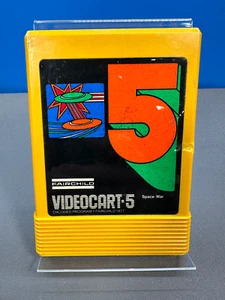 FAIRCHILD CHANNEL F GAME 5 VIDEOCART-5 SPACE WAR #5 - Picture 1 of 4