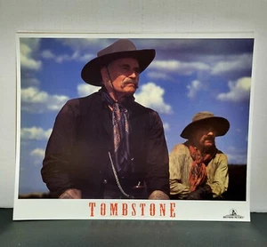 Tombstone: Tarjeta de vestíbulo de película original de 1993 11x14 feat. Charlton Heston - Imagen 1 de 3