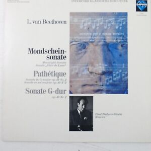 Beethoven Mondschein Sonate Paul Badura Skoda Saphir 1970 LP-5361