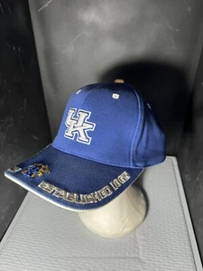 Vintage 90s Kentucky Wildcats UK Top of the World Spellout Hat Deadstock (K5 - Picture 1 of 7