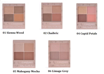 Canmake Tokyo Silky Souffle Eyes 0.1 oz Matte Type With 5 Colors Made In Japan - Image 1 of 3