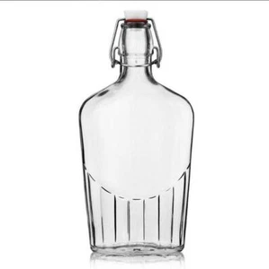 Bügelverschlussflasche Fiaschetta 500ml Flachmann - Bild 1 von 1