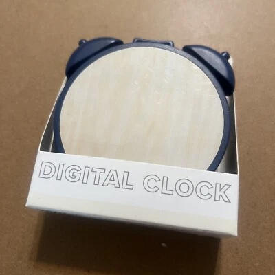 Vivitar Digital Clock Blue Novelty LCD Display Date Military Time - Image 1 of 2