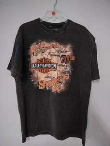 Harley Davidson Sturgis 2010 Black Hills Rally T-Shirt Roam Like A Buffalo - Bild 1 von 5