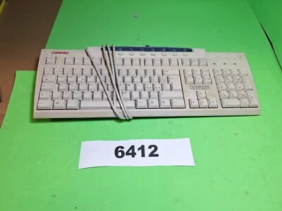tastiera vintage COMPAQ COMPUTER MODELLO SK-2860 p/n 122659-066 RETROCOMPUTING - Immagine 1 di 3