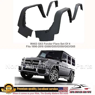 Juego de 4 embellecedores de guardabarros G63 kit de carrocería G-Wagon piezas de parachoques G500 G550 nuevo Foto 1 de 4