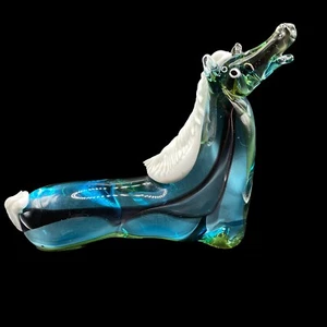 Funky Odd Art Glass Horse Some Condition Issues See pictures 9"x3.5"x7.5" - Picture 1 of 11