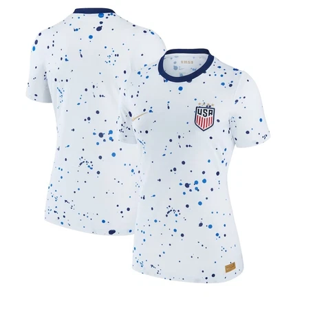 2023 World Cup USA WOMENS Home White 4 Star Soccer Jersey USWNT Cover
