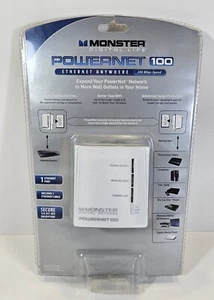 Monster Powernet 100 Digital Express Network Expansion Adapter New Sealed - Picture 1 of 3