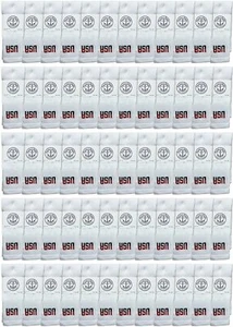 SOCKS'NBULK 60 Pairs Men & Woman Cotton Unisex Crew Ankle Tube "Sock Size 10-13" - Picture 1 of 247