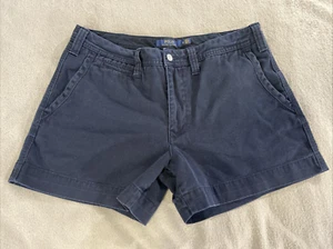 Polo Ralph Lauren Sport Women’s Navy Blue Chino Shorts Size 10 Vintage - Imagen 1 de 5