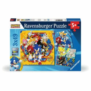 Ravensburger Las aventuras de Sonic 3 x 49 piezas rompecabezas infantil rompecabezas infantil - Imagen 1 de 4