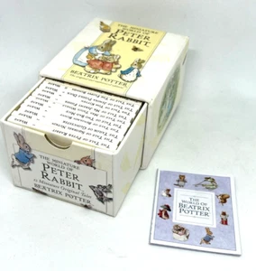The Miniature World of Peter Rabbit Beatrix Potter - 12 Books w/Storage Box 2002 - Picture 1 of 6