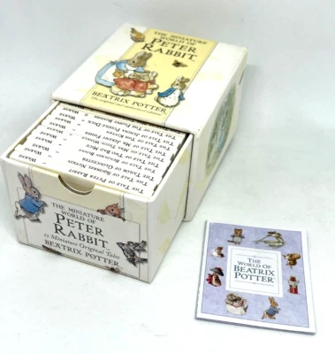 The Miniature World of Peter Rabbit Beatrix Potter - 12 Books w/Storage Box 2002 - Image 1 of 4
