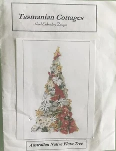 Tasmanian Cottages Hand Embroidery “Australian Native Flora Tree” Print Pattern - Picture 1 of 3