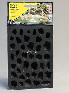 WOODLAND SCENICS ROCK MOLD BOULDERS O HO N O SPUR Zug Landschaft WDS1232 NEU - Bild 1 von 5