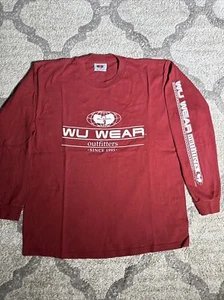 WU TANG CLAN WU Wear XL Long sleeve shirt Made In USA Method Red Man 90s Hiphop - Picture 1 of 15