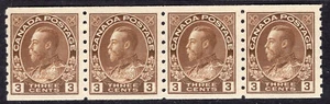 CANADA 1918 coils Admirals MNH Fine SG 224 Sc 129 cv $500 in Unitrade for VF MNH - Picture 1 of 2