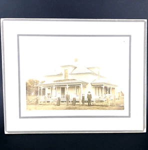 Antique Photo Cabinet Card Portrait St. Cloud FLorida Fla. 1912 COBLE House FL  - Picture 1 of 6