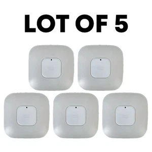 LOT OF 5 Cisco AIR-CAP3501I-A-K9 Controller-Based Wireless Access Point - Picture 1 of 7