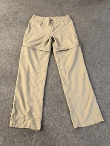 Columbia Pants Women Size 8 Beige Titanium Convertible Zip Off Pants Shorts - Picture 1 of 12