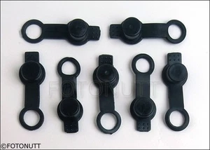 7 Rubber Fill Nipple Dust Cover Cap Paintball Tank Black - NEW ! ! - Picture 1 of 1