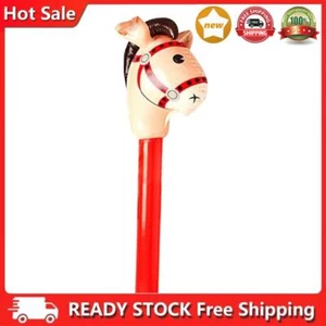 Kinder Reiten Spiel Spielzeug Outdoor Spielzeug Blow Up Aufblasbare Pferd Kopf S - Bild 1 von 7