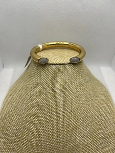 Ippolita 18K YG Mother Of Pearl Cabochon Rock Candy Cuff Bracelet - Picture 1 of 5