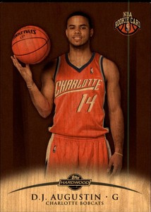 2008-09 Topps Hardwood Mahogany #109B D.J. Augustin Posing /75 