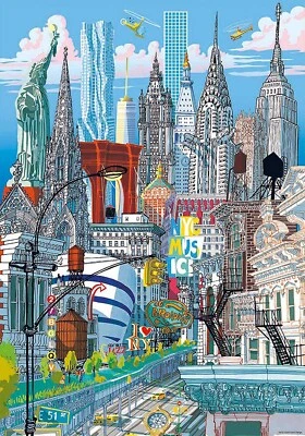 Educa New York 200 Piece Jigsaw Puzzle - Image 1 of 2